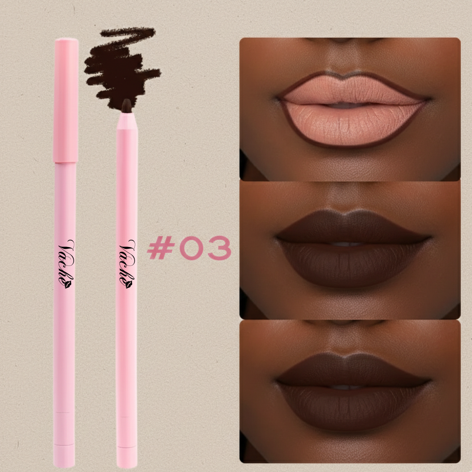 Matte Long Stay Lip Liner #03